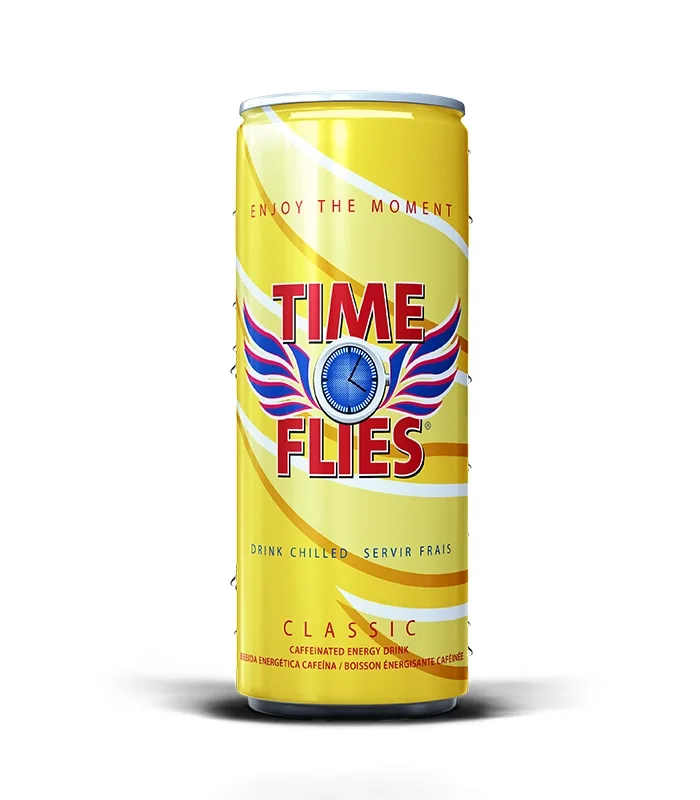 Time Flies Energy Drink 250 ml Can (Case of 24)