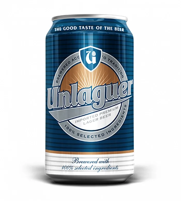 Foto de Cerveza Unlaguer 5.0% 330 ml lata (Caja de 24 unidades)