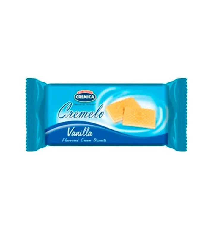 Foto de Galleta Vainilla Sandwich Cream Biscuits 22 g CREMICA Cremelo (Bolsa de 20 unidades) (Caja de 100 unidades)