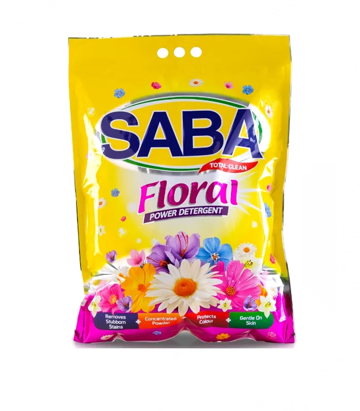 Foto de Detergente en Polvo Bolsa 500 g Saba Floral (Saco de 24 unidades)