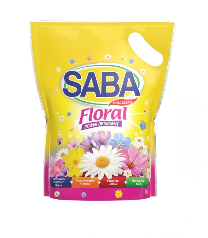 Foto de Detergente en Polvo Bolsa 1 Kg Saba Floral (Saco de 12 unidades)