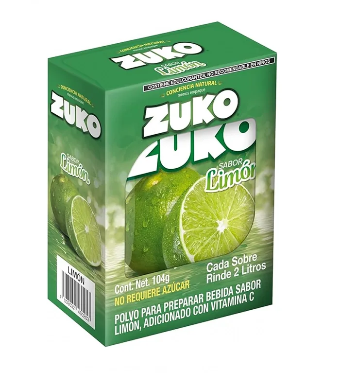 Foto de Refresco en polvo 2L de Limon 13 g ZUKO (Cajita de 8 unidades) (Caja de 96 unidades)