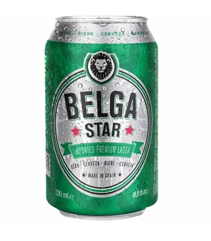 Foto de Cerveza Belga Star 4.9% 330 ml lata (Caja de 24 unidades)