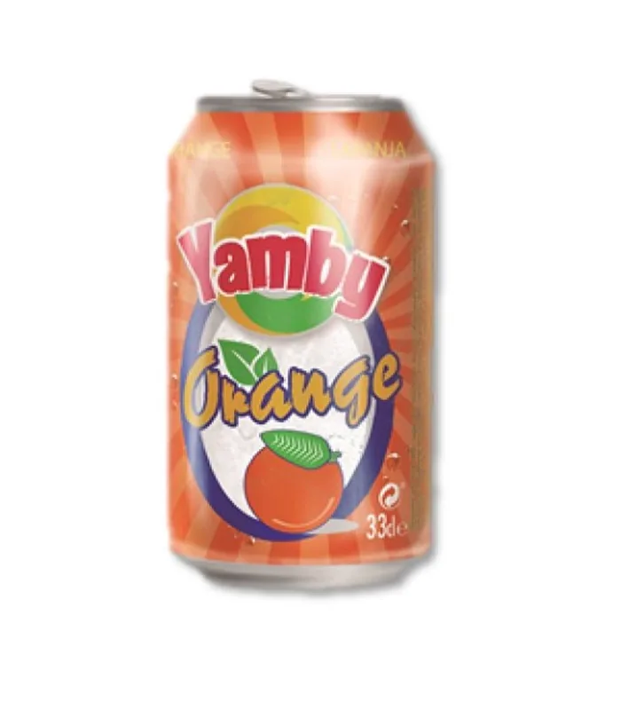 Foto de Refresco Naranja Yamby Lata 330 ml (Caja de 24 unidades)